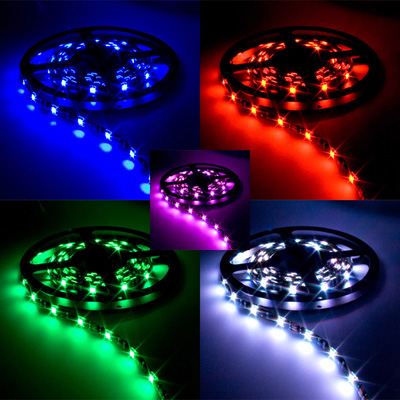 Rouleau led RVB